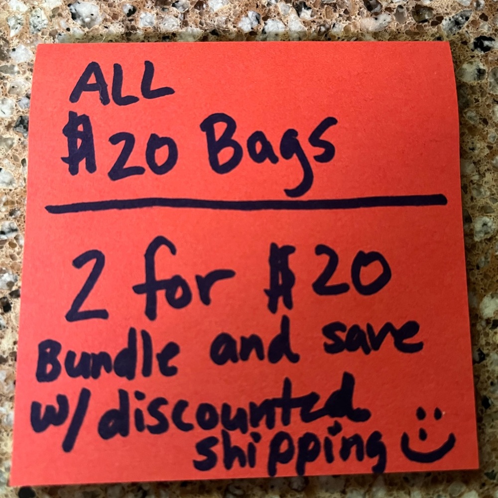 COPY - ALL $20 Bags- 2 for $20 Bundle and Save with Discounted Shipping 😊